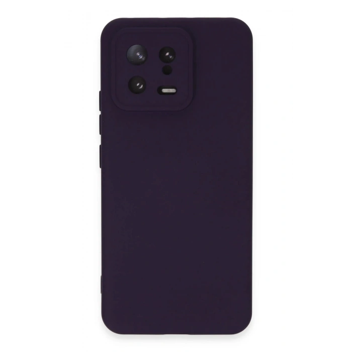 Newface Xiaomi Mi 13 Kılıf Nano içi Kadife Silikon - Mor