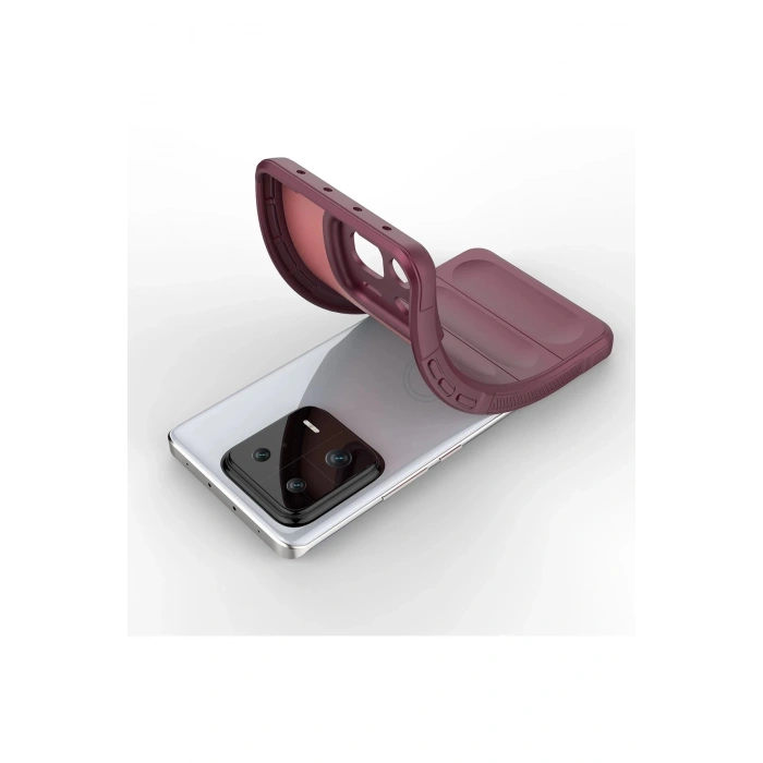 Newface Xiaomi Mi 13 Kılıf Optimum Silikon - Bordo