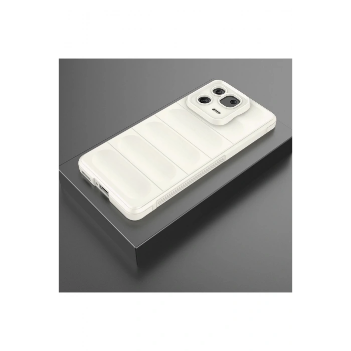 Newface Xiaomi Mi 13 Kılıf Optimum Silikon - Krem