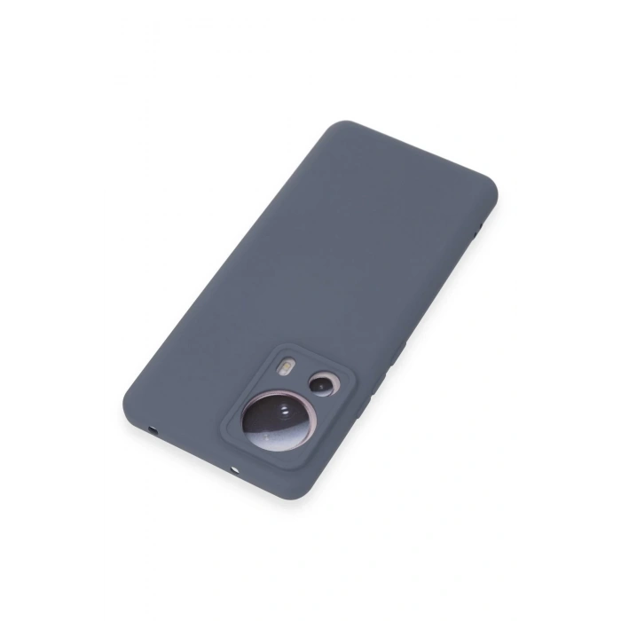 Newface Xiaomi Mi 13 Lite Kılıf Nano içi Kadife Silikon - Gri