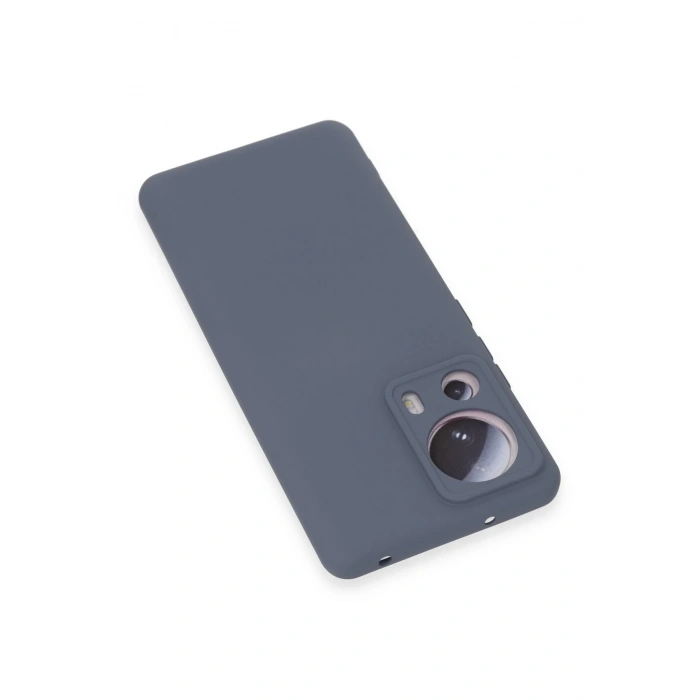 Newface Xiaomi Mi 13 Lite Kılıf Nano içi Kadife Silikon - Gri
