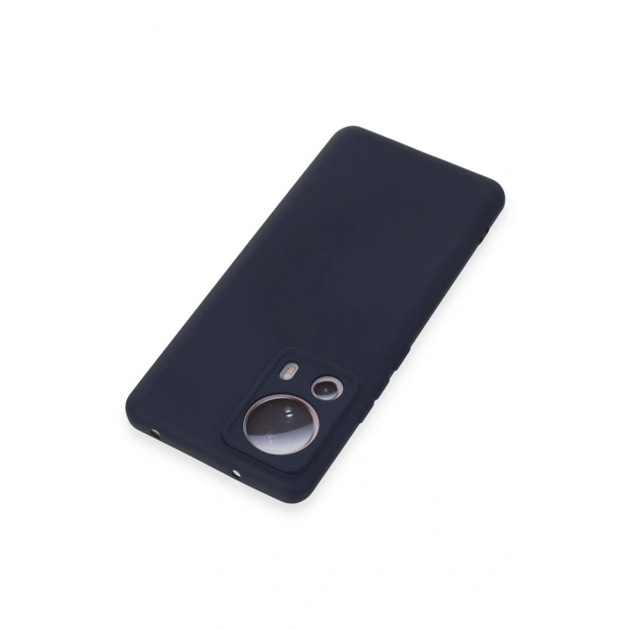 Newface Xiaomi Mi 13 Lite Kılıf Nano içi Kadife Silikon - Lacivert