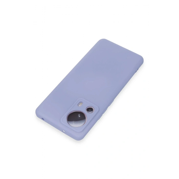 Newface Xiaomi Mi 13 Lite Kılıf Nano içi Kadife Silikon - Lila