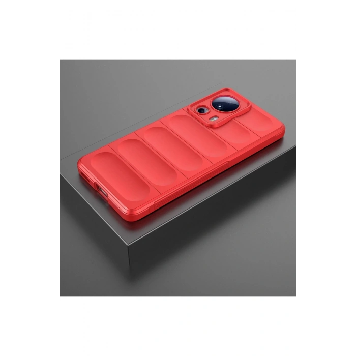 Newface Xiaomi Mi 13 Lite Kılıf Optimum Silikon - Kırmızı