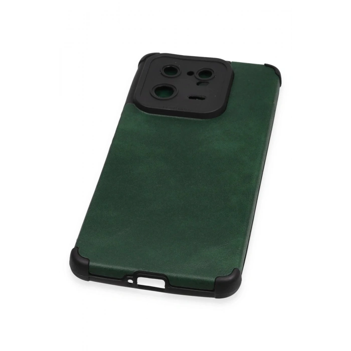 Newface Xiaomi Mi 13 Pro Kılıf Loop Deri Silikon - Yeşil