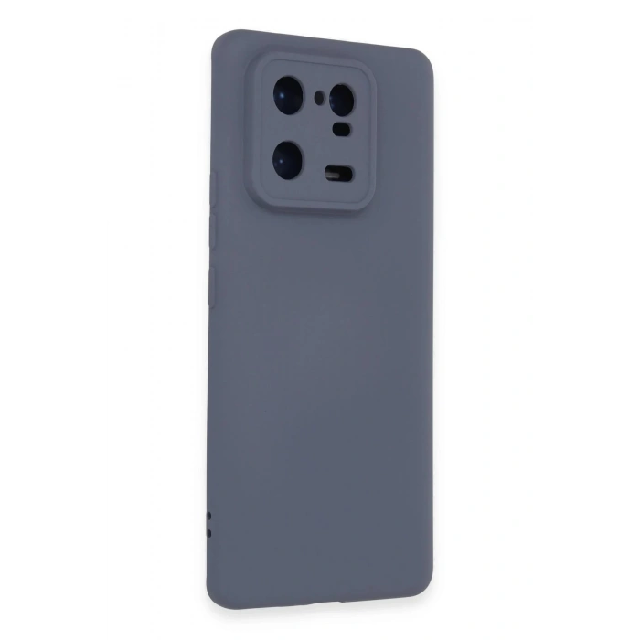 Newface Xiaomi Mi 13 Pro Kılıf Nano içi Kadife Silikon - Gri