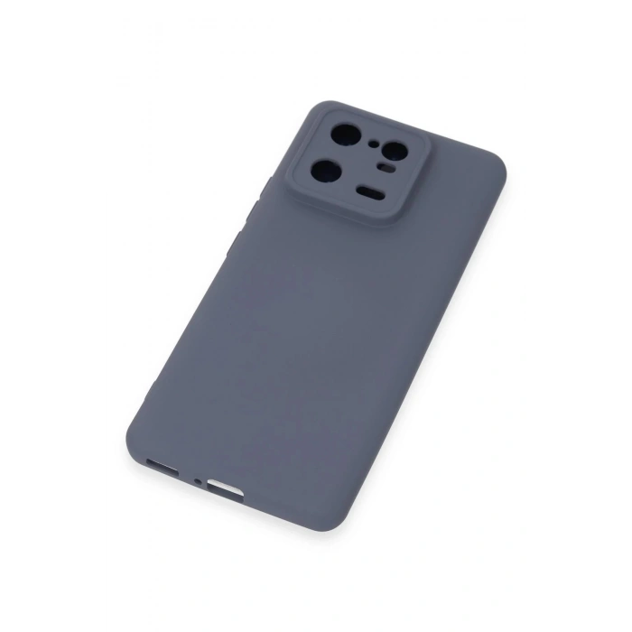 Newface Xiaomi Mi 13 Pro Kılıf Nano içi Kadife Silikon - Gri