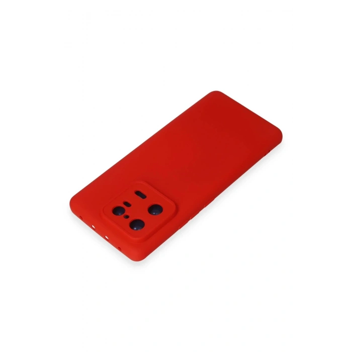 Newface Xiaomi Mi 13 Pro Kılıf Nano içi Kadife Silikon - Kırmızı