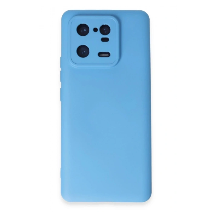 Newface Xiaomi Mi 13 Pro Kılıf Nano içi Kadife Silikon - Mavi