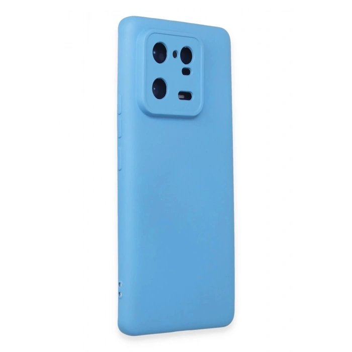 Newface Xiaomi Mi 13 Pro Kılıf Nano içi Kadife Silikon - Mavi