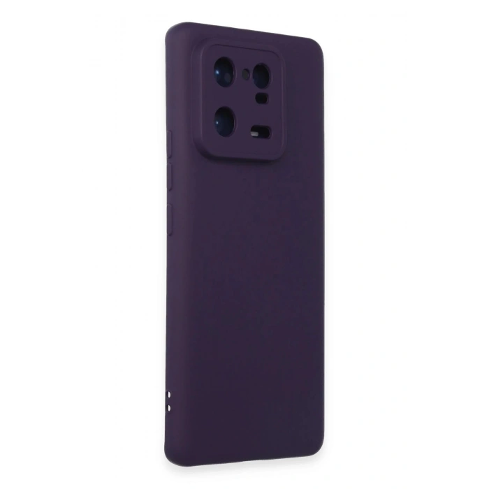Newface Xiaomi Mi 13 Pro Kılıf Nano içi Kadife Silikon - Mor