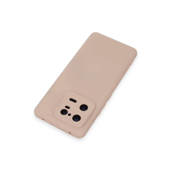 Newface Xiaomi Mi 13 Pro Kılıf Nano içi Kadife Silikon - Pudra