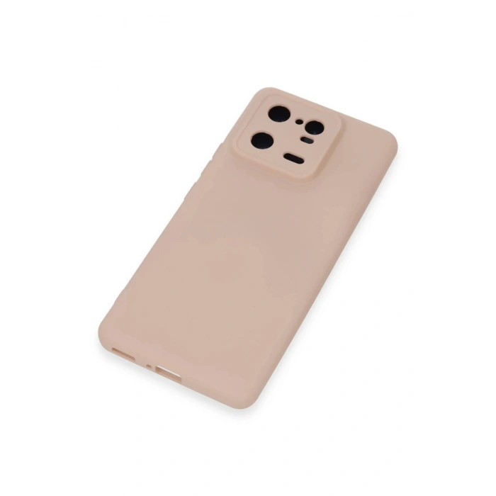 Newface Xiaomi Mi 13 Pro Kılıf Nano içi Kadife Silikon - Pudra