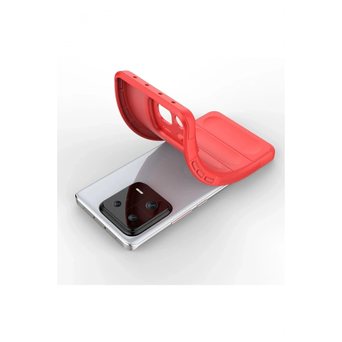 Newface Xiaomi Mi 13 Pro Kılıf Optimum Silikon - Kırmızı