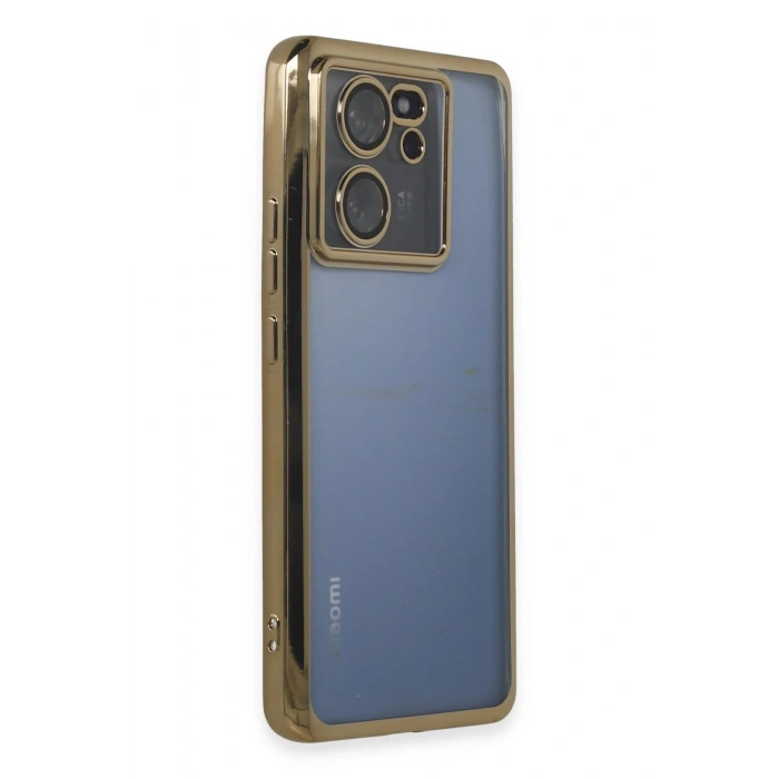 Newface Xiaomi Mi 13T Kılıf Razer Lensli Silikon - Gold