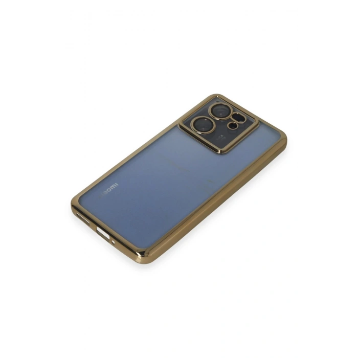 Newface Xiaomi Mi 13T Kılıf Razer Lensli Silikon - Gold