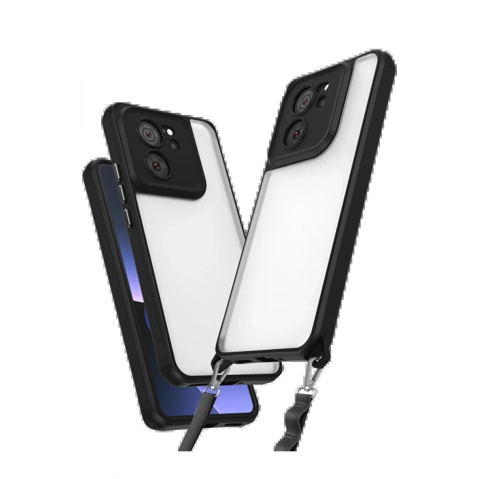 Newface Xiaomi Mi 13T Pro Kılıf Penta Silikon Kılıf - Siyah