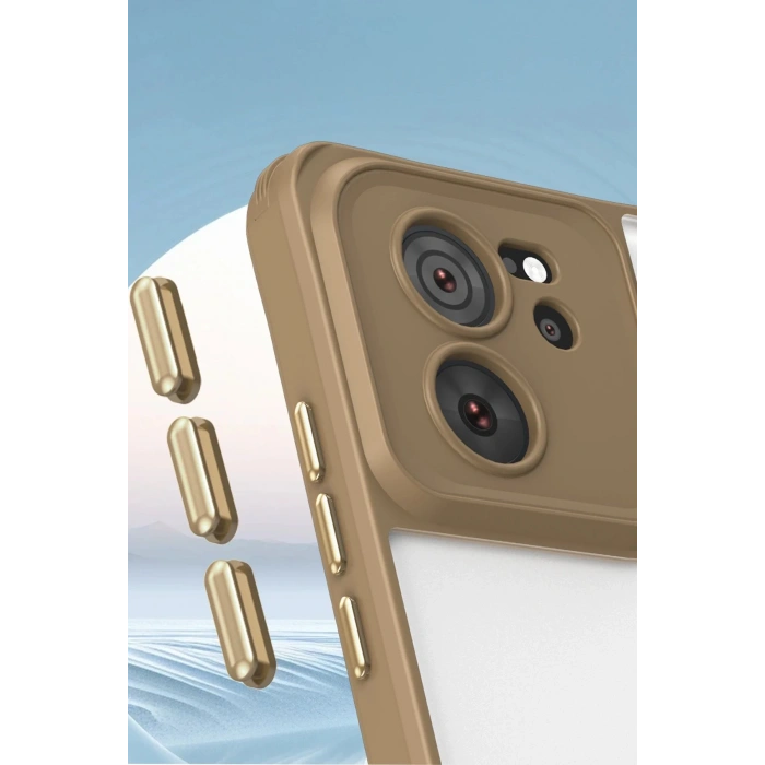 Newface Xiaomi Mi 13T Pro Kılıf Penta Silikon Kılıf - Titan Gri