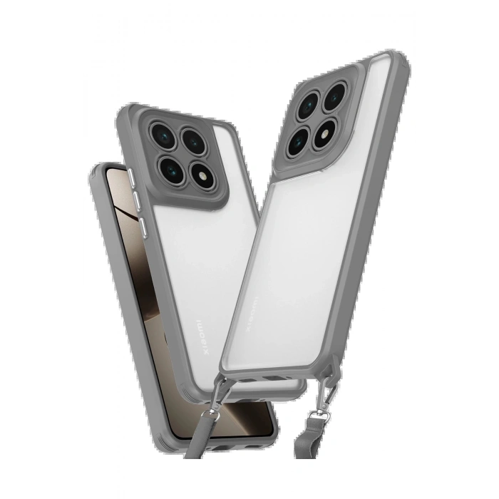 Newface Xiaomi Mi 14T Kılıf Penta Silikon Kılıf - Titan Gri