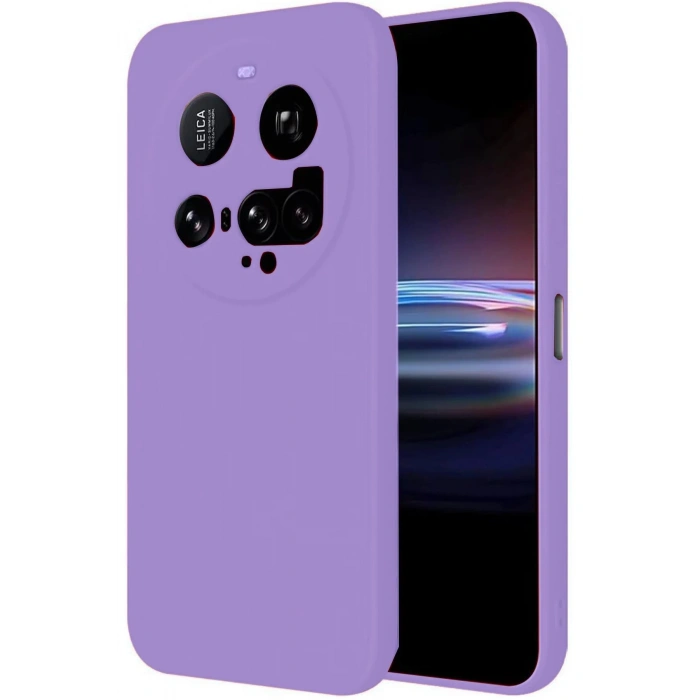 Newface Xiaomi Mi 15 Ultra Kılıf Nano içi Kadife Silikon - Lila