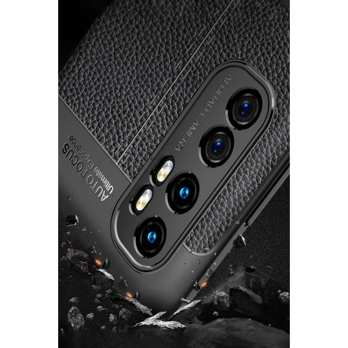 Newface Xiaomi Mi Note 10 Lite Kılıf Auto Focus Kapak - Kırmızı