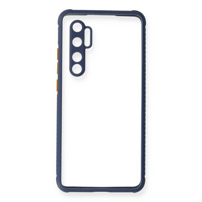 Newface Xiaomi Mi Note 10 Lite Kılıf Miami Şeffaf Silikon - Gri