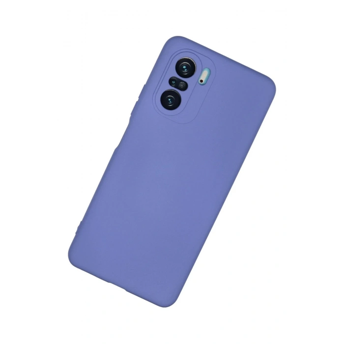 Newface Xiaomi Poco F3 Kılıf Nano içi Kadife Silikon - Lila