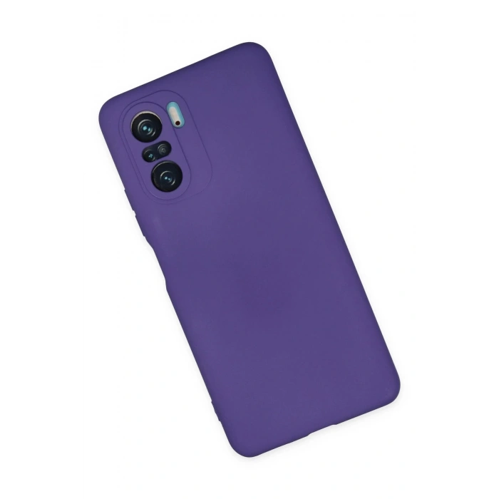 Newface Xiaomi Poco F3 Kılıf Nano içi Kadife Silikon - Mor