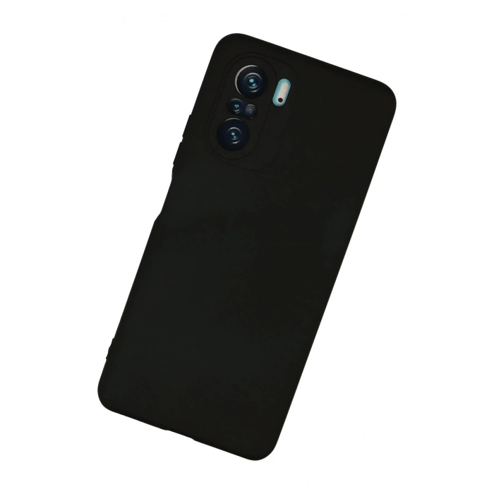 Newface Xiaomi Poco F3 Kılıf Nano içi Kadife Silikon - Siyah