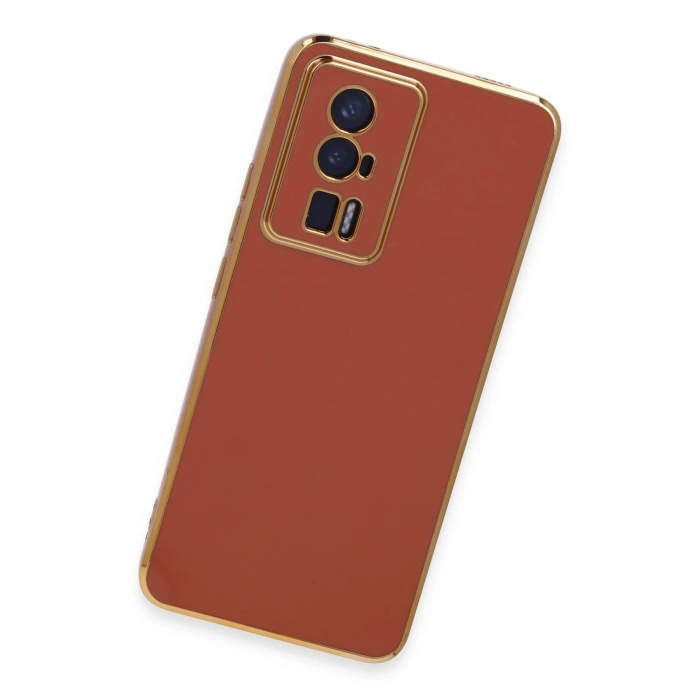 Newface Xiaomi Poco F5 Pro Kılıf Volet Silikon - Kırmızı