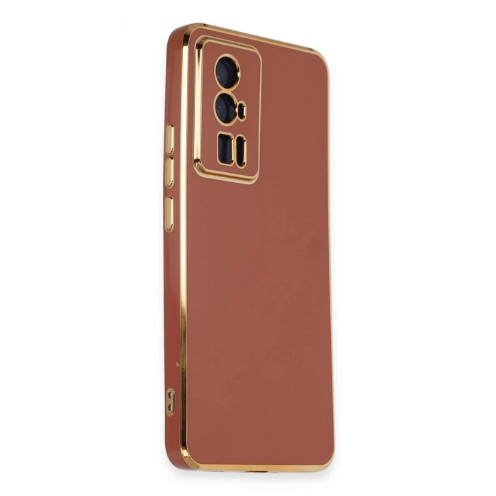 Newface Xiaomi Poco F5 Pro Kılıf Volet Silikon - Kırmızı