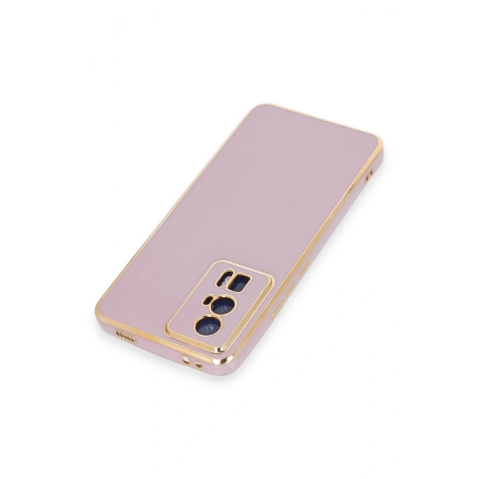 Newface Xiaomi Poco F5 Pro Kılıf Volet Silikon - Mor