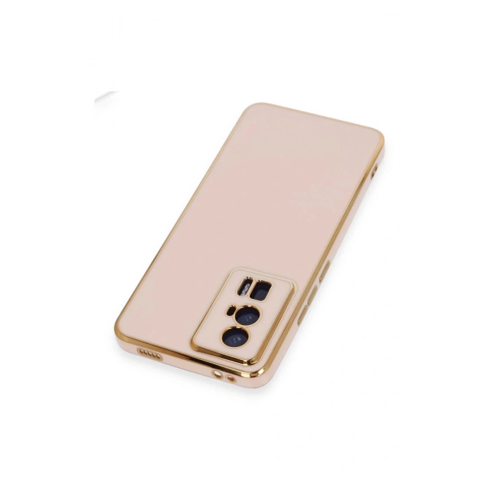 Newface Xiaomi Poco F5 Pro Kılıf Volet Silikon - Pembe