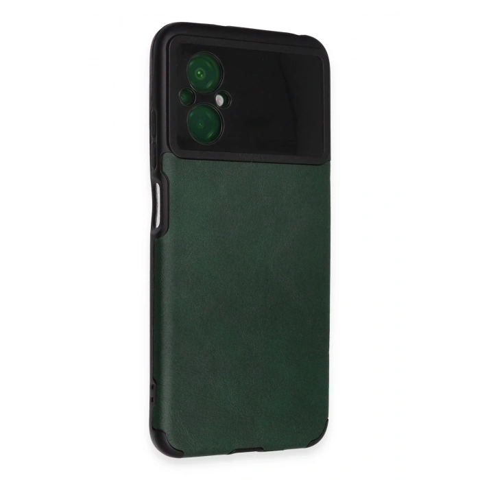 Newface Xiaomi Poco M5 Kılıf Loop Deri Silikon - Yeşil