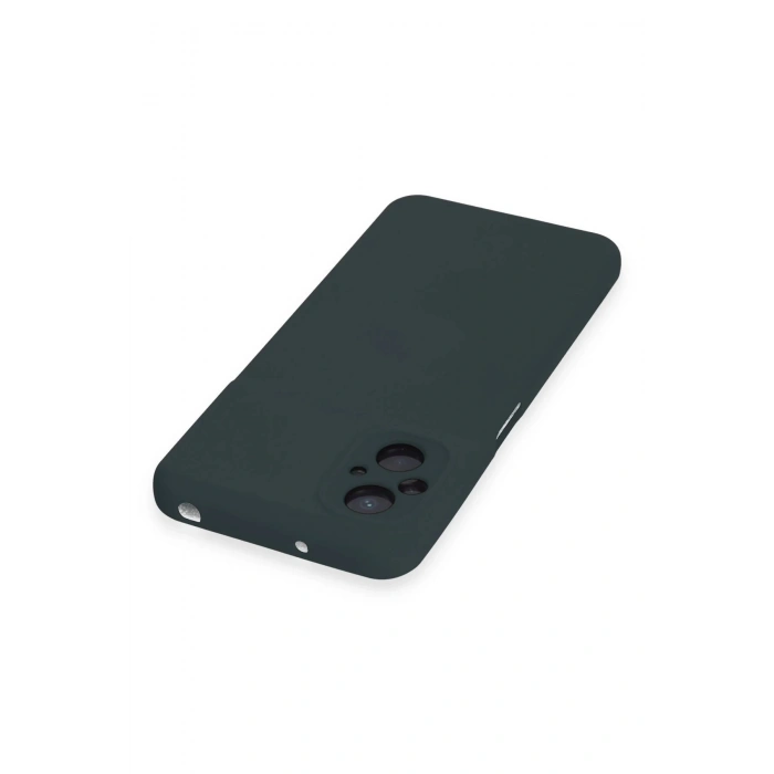 Newface Xiaomi Poco M5 Kılıf Nano içi Kadife Silikon - Koyu Yeşil