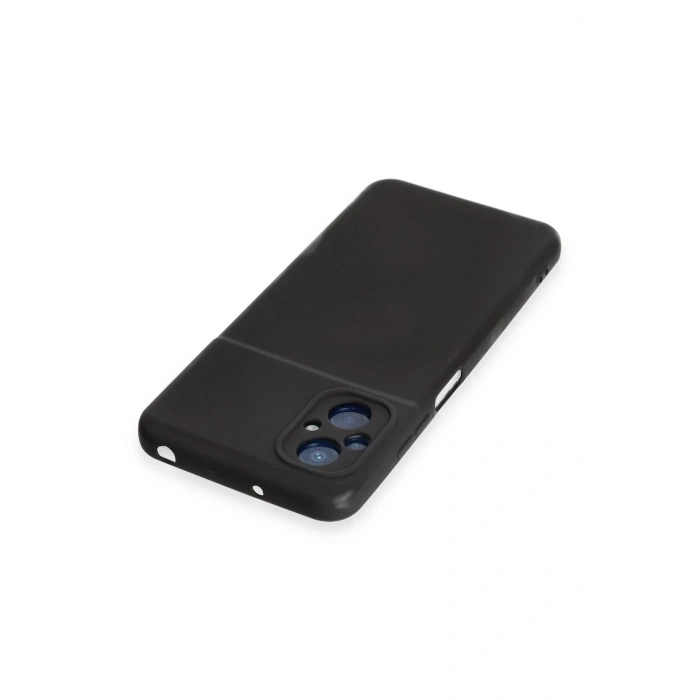 Newface Xiaomi Poco M5 Kılıf Nano içi Kadife Silikon - Siyah