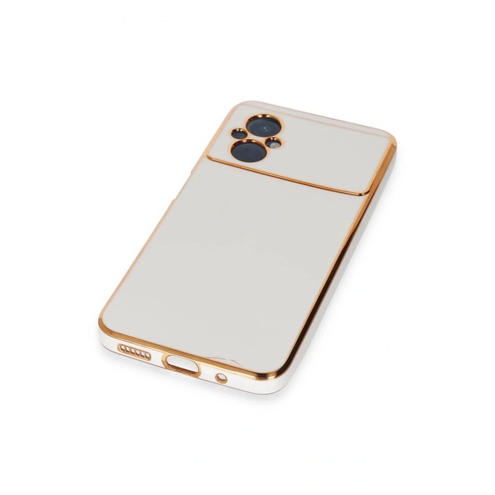 Newface Xiaomi Poco M5 Kılıf Volet Silikon - Beyaz