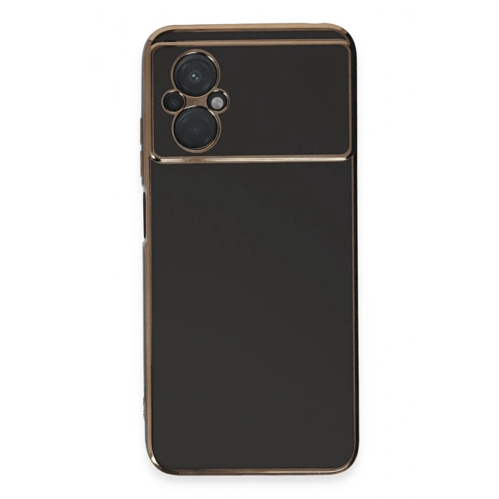 Newface Xiaomi Poco M5 Kılıf Volet Silikon - Siyah