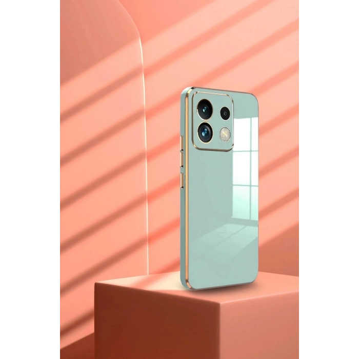 Newface Xiaomi Poco M6 Pro 4G Kılıf Volet Silikon - Beyaz