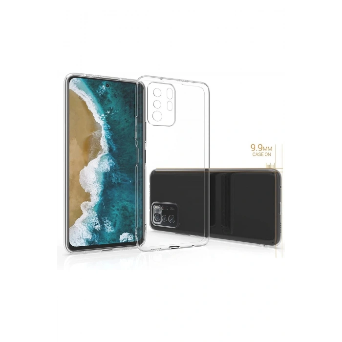 Newface Xiaomi Poco X3 GT Kılıf Lüx Şeffaf Silikon