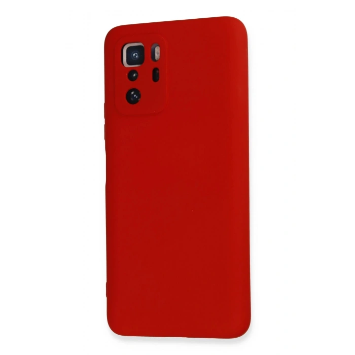 Newface Xiaomi Poco X3 GT Kılıf Nano içi Kadife Silikon - Kırmızı