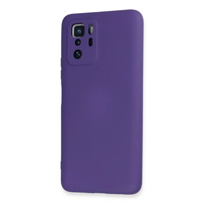 Newface Xiaomi Poco X3 GT Kılıf Nano içi Kadife Silikon - Mor