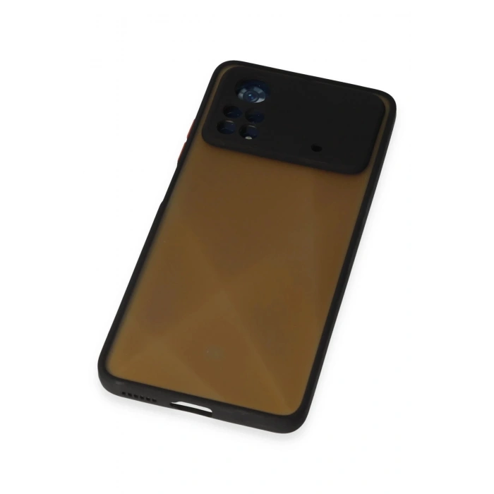 Newface Xiaomi Poco X4 Pro 5G Kılıf Montreal Silikon Kapak - Siyah