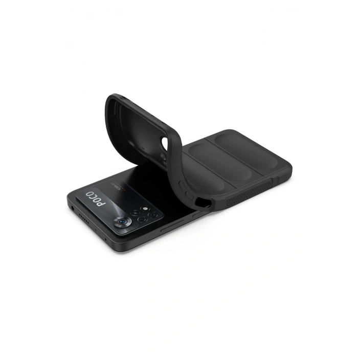 Newface Xiaomi Poco X4 Pro 5G Kılıf Optimum Silikon - Siyah