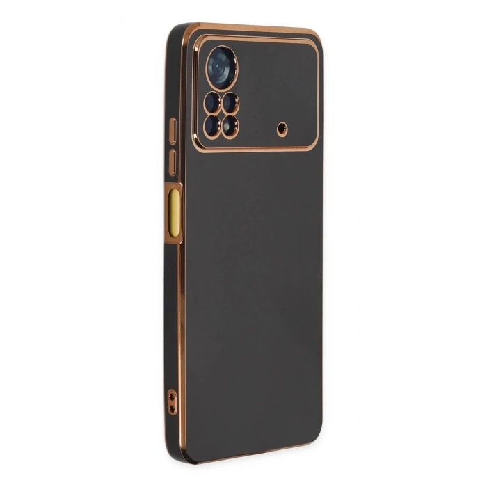 Newface Xiaomi Poco X4 Pro 5G Kılıf Volet Silikon - Siyah