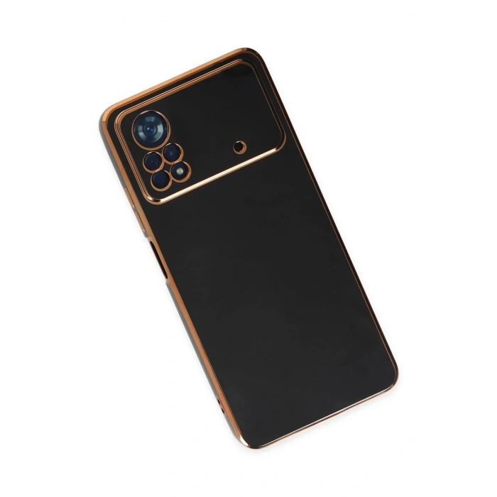 Newface Xiaomi Poco X4 Pro 5G Kılıf Volet Silikon - Siyah