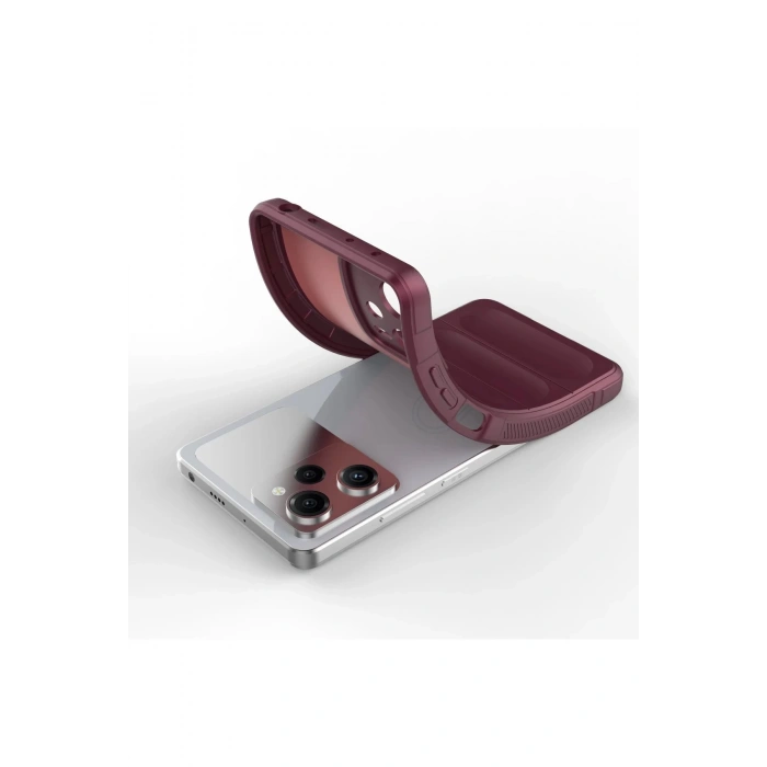 Newface Xiaomi Poco X5 5G Kılıf Optimum Silikon - Bordo