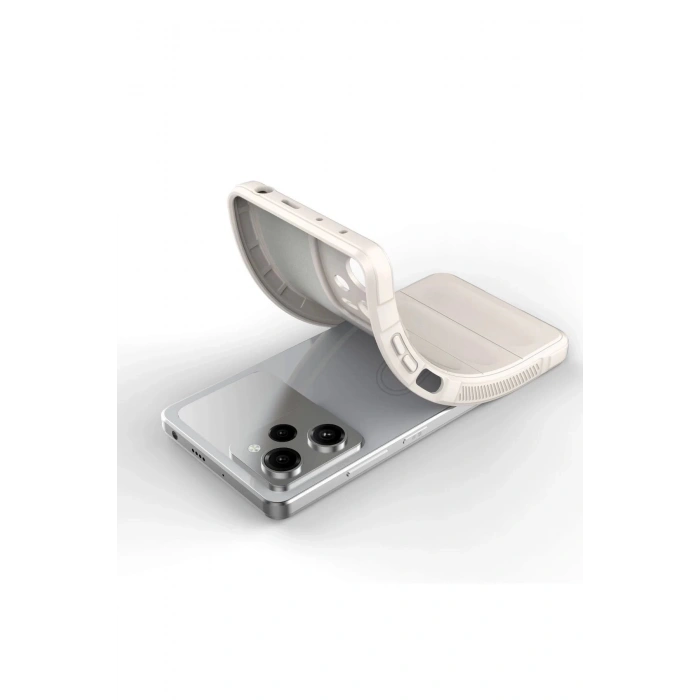 Newface Xiaomi Poco X5 5G Kılıf Optimum Silikon - Krem