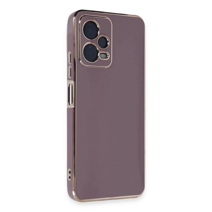 Newface Xiaomi Poco X5 5G Kılıf Volet Silikon - Mor