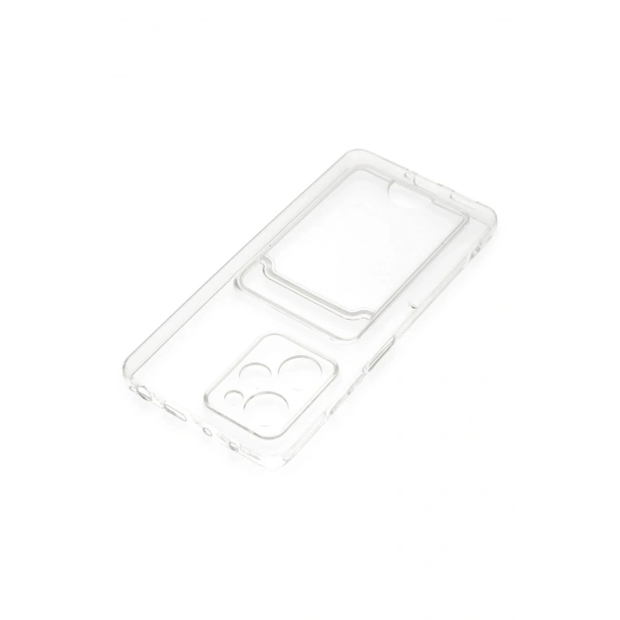 Newface Xiaomi Poco X5 Pro 5G Kılıf Kart Şeffaf Silikon - Şeffaf